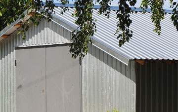 repairing St Nicholas South Elmham metal garage roofing